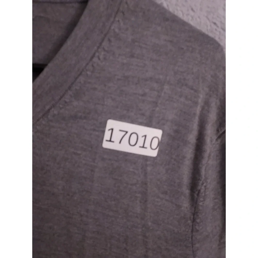 Brooks Brothers Sweater Mens Medium Brookstretch Merino Gray V Neck Lightweight